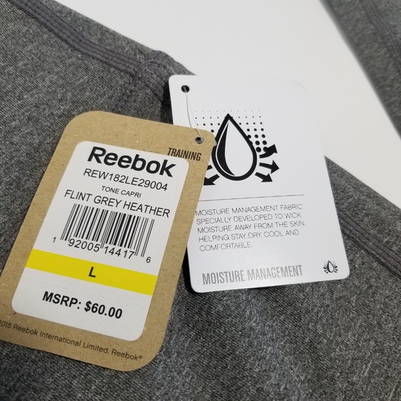 NWT Reebok Fitted Capri - Large - Picture 5 of 11